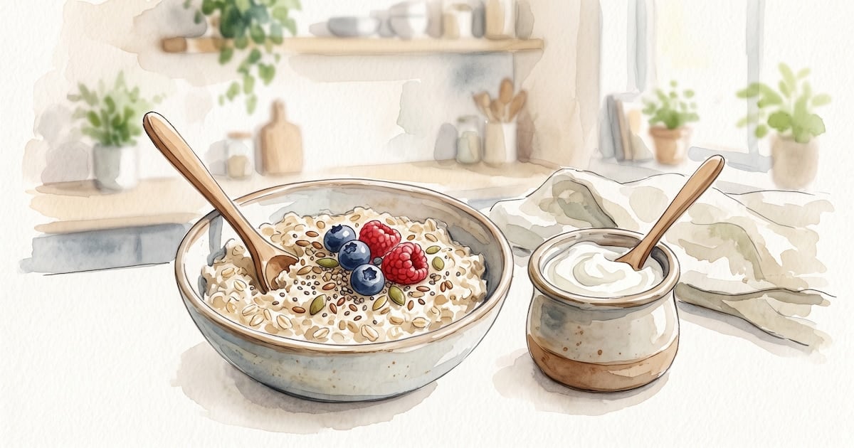 Avena con yogur griego: una dupla de la mesa que puede aliviar el tránsito intestinal