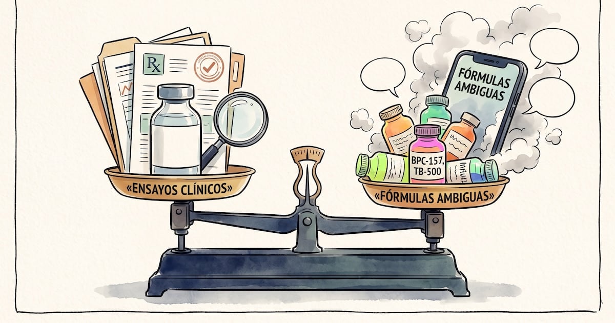 Péptidos bajo la lupa: por qué un mismo nombre puede esconder promesas muy distintas