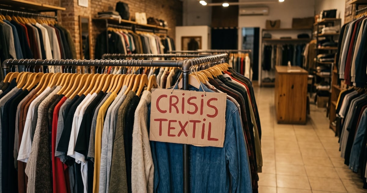 La industria textil, acorralada: en lo que va de 2026 se hundió 22,6% y ya son 28.000 las familias que quedaron en la calle