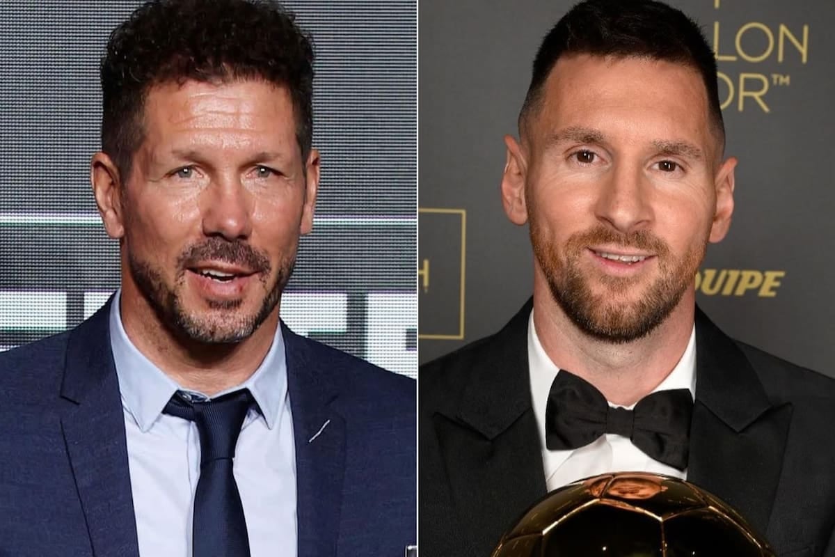 Simeone se rindió a los pies de Messi: la insistencia como herencia
