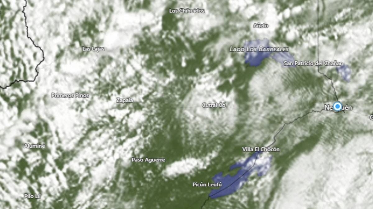 Una semana con el cielo encapotado y el viento como protagonista en Neuquén