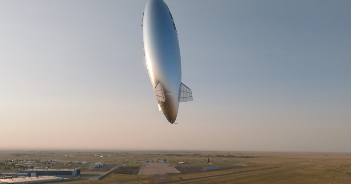 Un dirigible solar de 83 metros operó durante una semana como torre de celular en la estratósfera sobre Japón