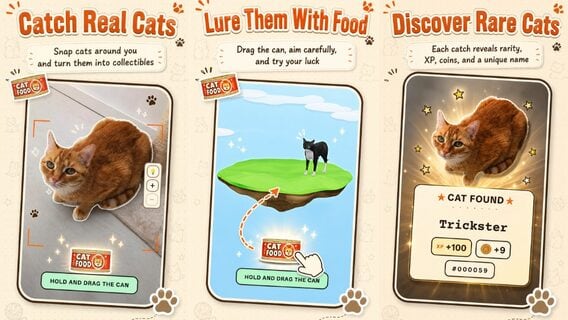CatchCat lleva los gatos de la calle a una colección digital